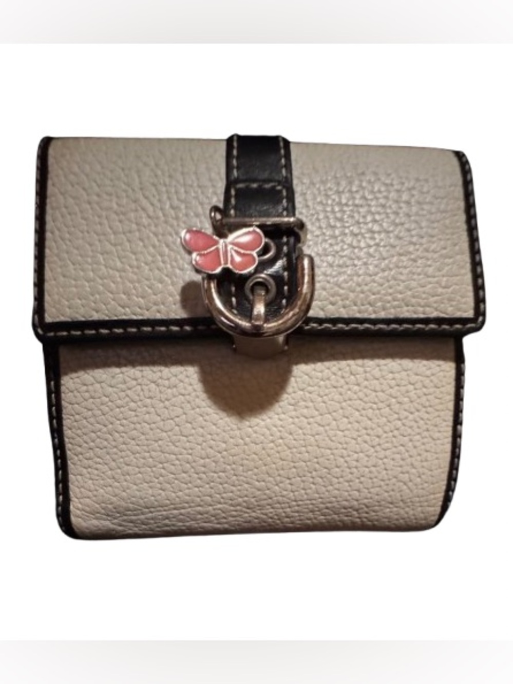 Coach Vintage Y2K Soho Bifold Wallet (Off-White/Black) - GUC